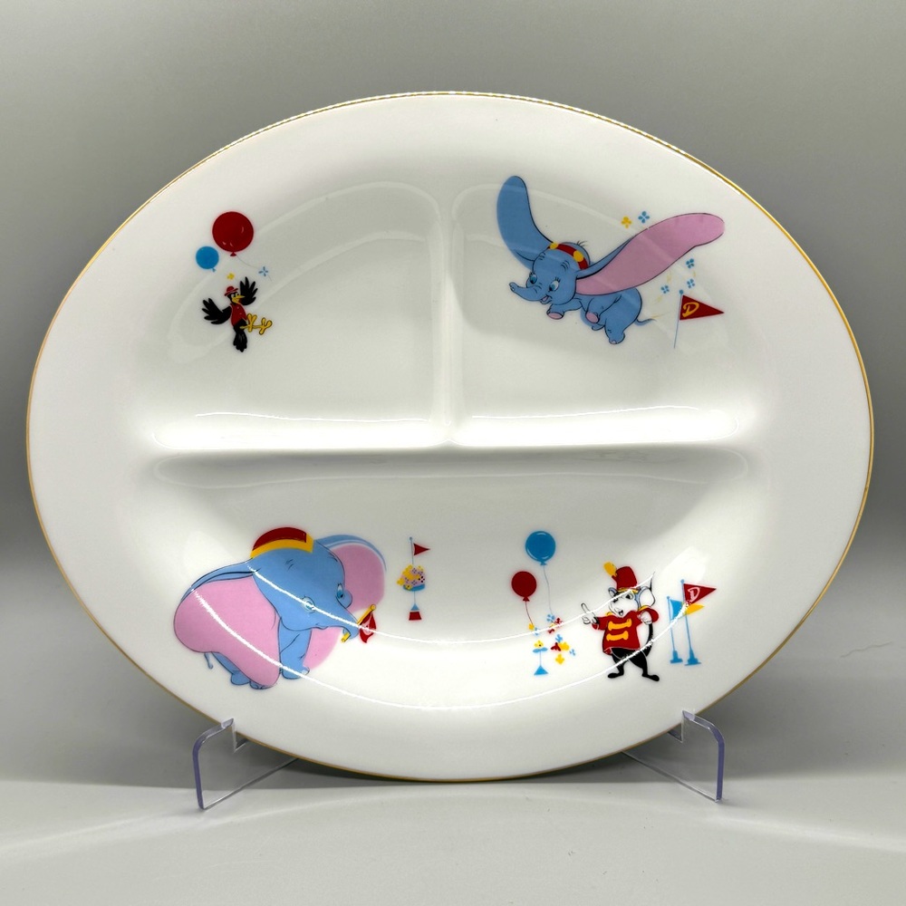 EUC Vintage 1968 Sango Walt Disney Dumbo Elephant Divided Child’s Dinner Plate